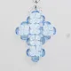 Small Cross - Earrings Pervenche - 2